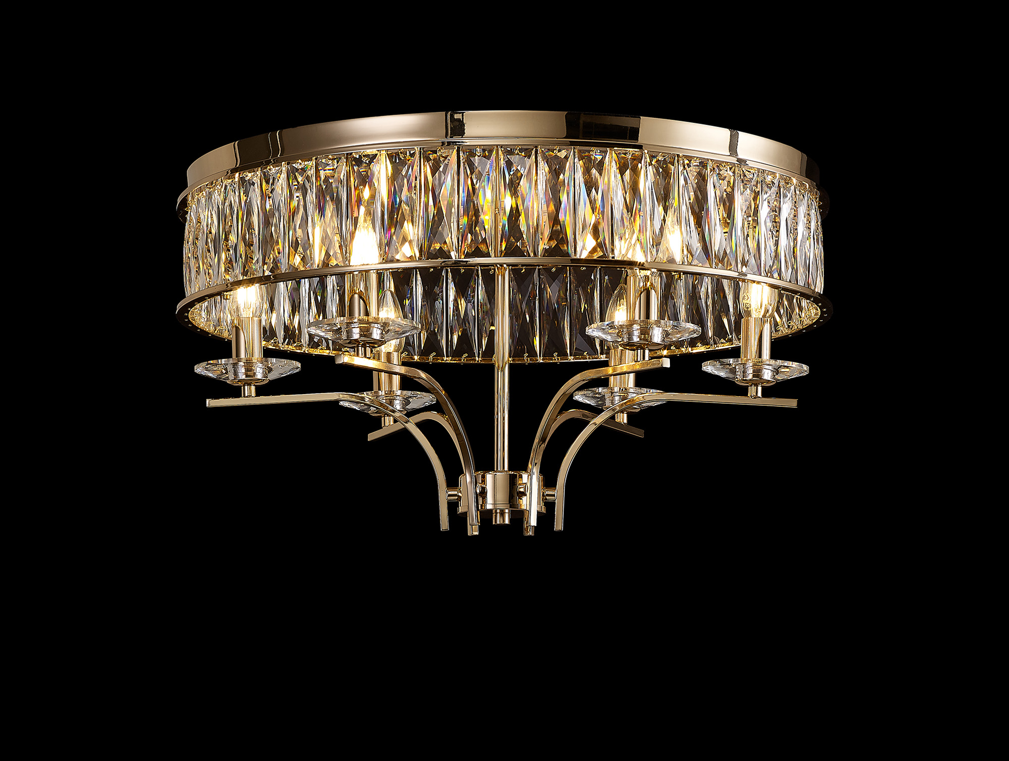 IL31833  Vivienne Crystal Ceiling 6 Light